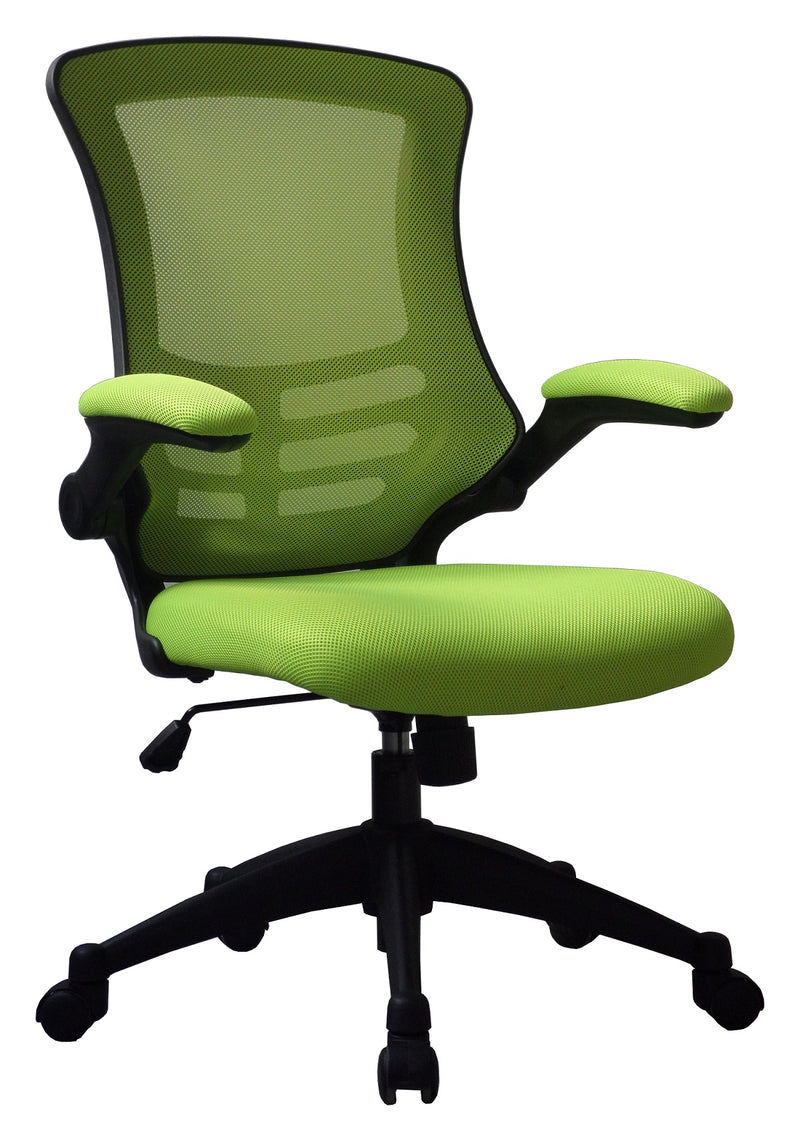 AVANSYS Kerve Medium Back Designer Mesh Chair - Green