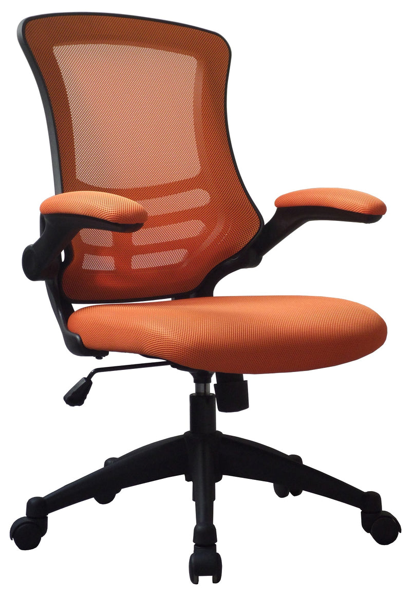 AVANSYS Kerve Medium Back Designer Mesh Chair - Orange
