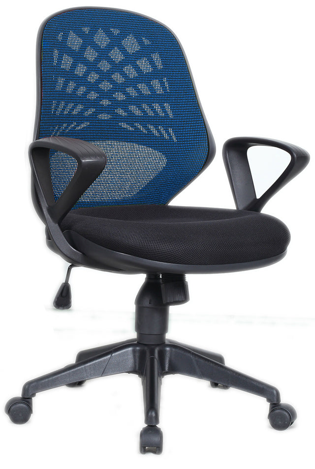 AVANSYS Lattice Mesh Back Operator Chair - Blue