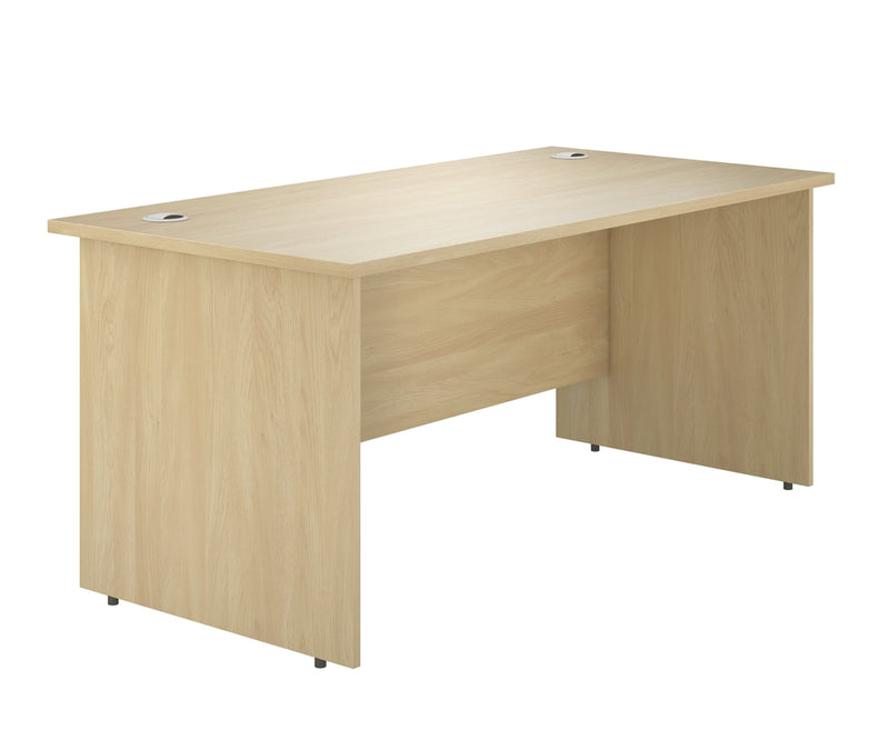 EQUINOX Panel End Rectangular Desk, 1800mm, OAK