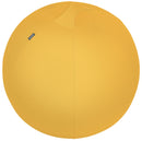 Leitz Active Sitting Ball, Ergonomic Design, 65cm Dia, Includes 100% Cotton Cover, Inner Ball, Hand Air Pump & 2 x Plugs, Ergo Cosy Range, Warm Yellow