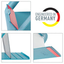 Leitz Adjustable Laptop Stand, Desktop/Tabletop Riser Stand, Compact Laptop Holder With 4 Heights, Ergo Cosy Range, Calm Blue