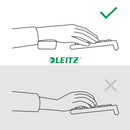 Leitz Ergo Adjustable Keyboard Wrist Rest, Desktop Long Foam Cushioned Wrist Support Pad, For Left Or Right Handed Users, Velvet Grey, 65230089