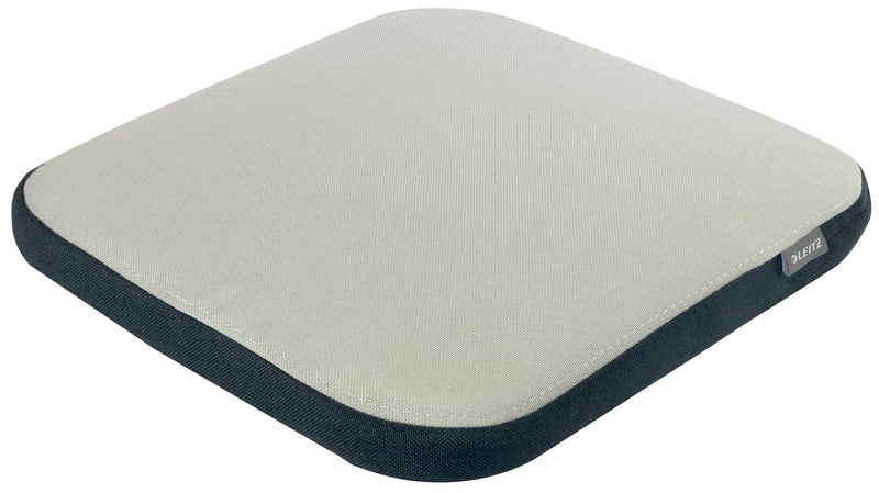 Leitz Ergo Active Wobble Cushion, Ergonomic Seat Cushion, Seat Pad for Improved Ergonomics, Seat Cushion for Office Chair with Grey Cover, 65400085