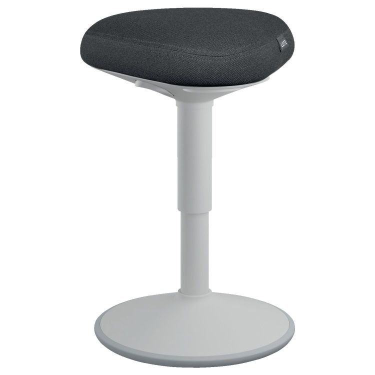 Leitz Ergo Active Sitting Stool with Comfort Seat, Light Grey