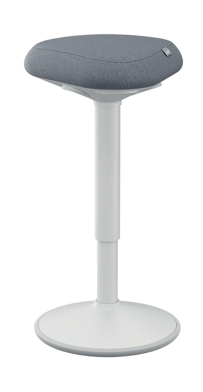 Leitz Ergo Active Standing Stool with Comfort Seat, Light Grey