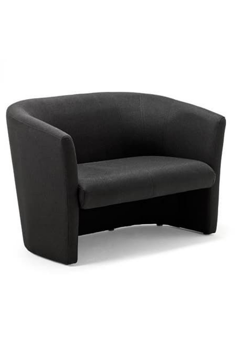 Neo Twin Tub Soft Seating Sofa - Black Fabric