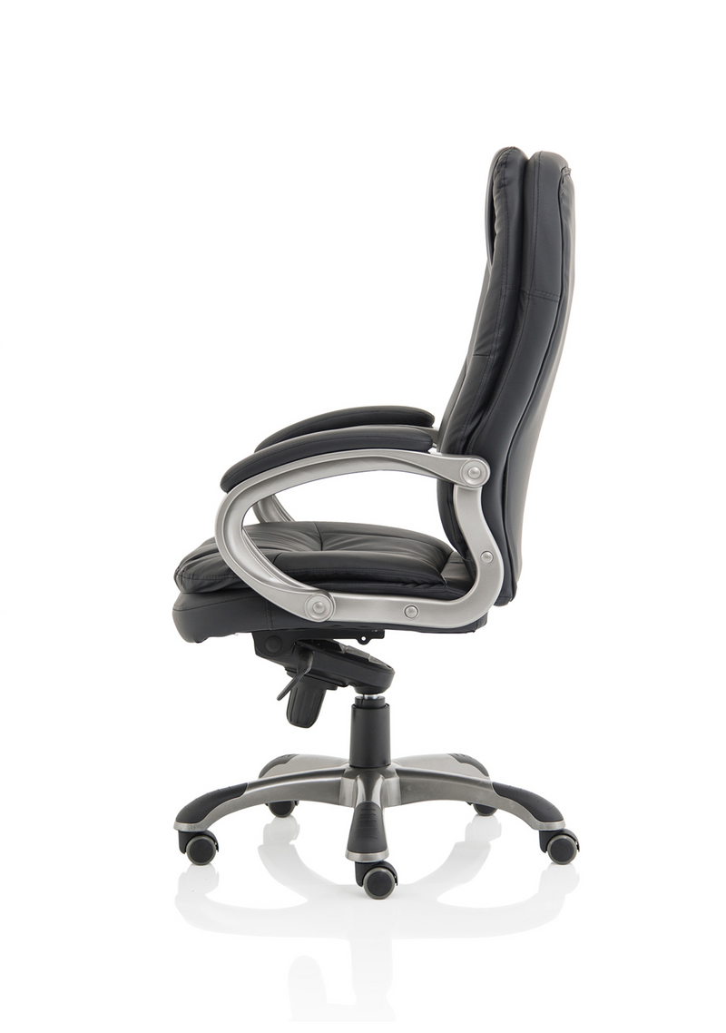 Oscar High Back Black Executive Office Chair with Arms