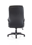 Stratford High Back Executive Black Leather Office Chair with Arms