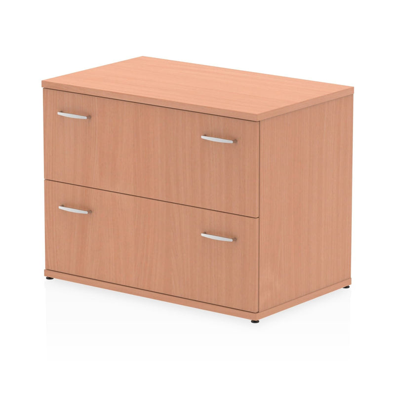 EQUINOX 2-Drawer Wooden Side-Filing Cabinet, BEECH