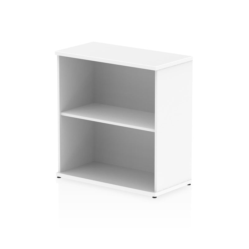 EQUINOX Low Bookcase, 800mm, WHITE