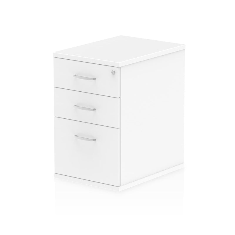 EQUINOX Desk Pedestal, Depth 600mm, WHITE