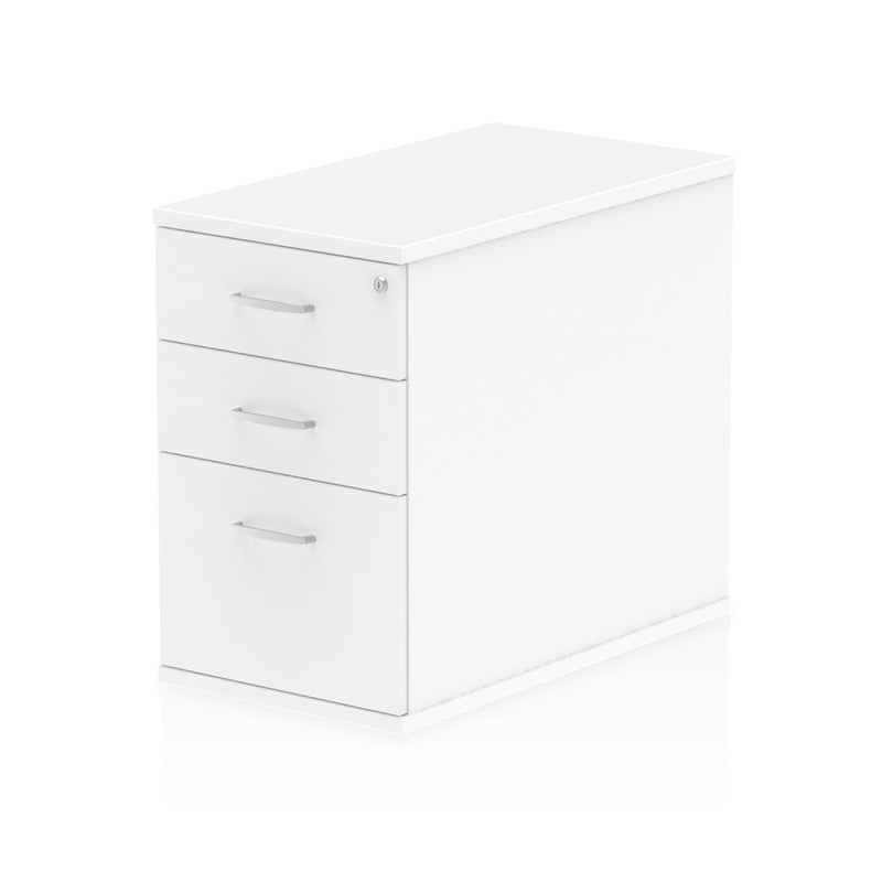 EQUINOX Desk Pedestal, Depth 800mm, WHITE