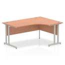 EQUINOX Cantilever Radial Desk, Right-Hand, 1800mm, BEECH
