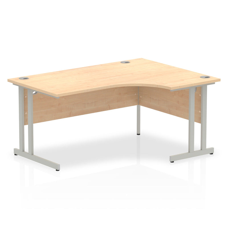 EQUINOX Cantilever Radial Desk, Right-Hand, 1800mm, MAPLE