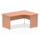 EQUINOX Panel End Radial Desk, Right-Hand, 1800mm, BEECH