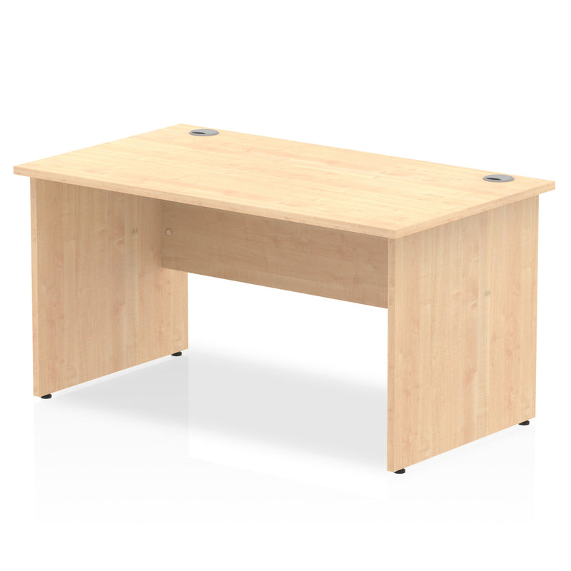 EQUINOX Panel End Rectangular Desk, 1600mm, MAPLE