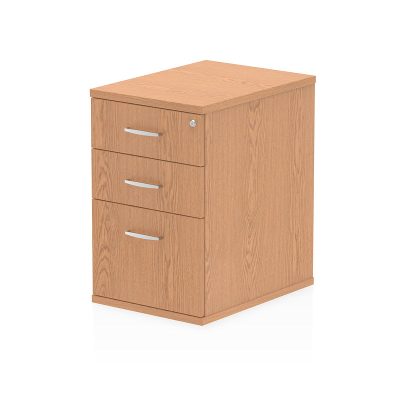 EQUINOX Desk Pedestal, Depth 600mm, OAK