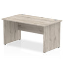 EQUINOX Panel End Rectangular Desk, 1200mm, GREY OAK