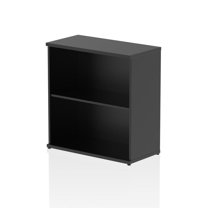 EQUINOX Low Bookcase, 800mm, BLACK