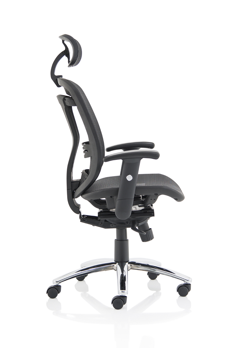 Mirage II Mesh Back Task Operator Office Chair with Height Adjustable Arms