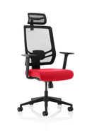 Ergo Twist High Back Ergonomic Mesh Task Operator Office Chair - Cherry