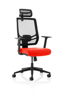 Ergo Twist High Back Ergonomic Mesh Task Operator Office Chair - Orange