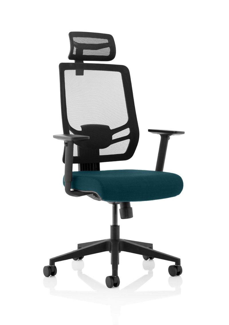 Ergo Twist High Back Ergonomic Mesh Task Operator Office Chair - Teal
