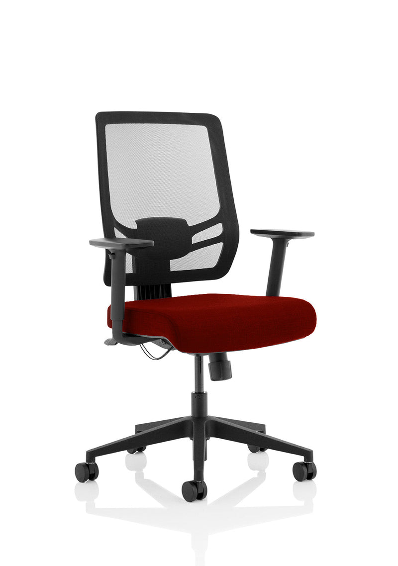 Ergo Twist High Back Ergonomic Mesh Task Operator Office Chair - Chilli