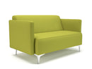 Napa Slim Arm 125cm Wide Sofa in Warwick Dolly Fabric - Citron