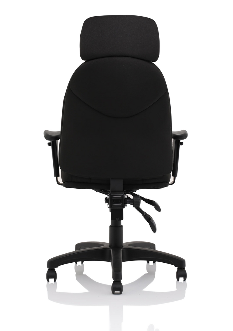 Jet High Back Black Fabric Task Operator Office Chair