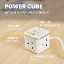 Fellowes Ampra™ Power Cube - White
