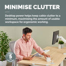 Fellowes Ampra™ Power Cube - White