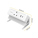 Fellowes Ampra™ Power Desk 1 - White
