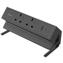 Fellowes Ampra™ Power Desk 2 - Black