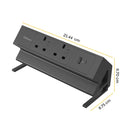 Fellowes Ampra™ Power Desk 2 - Black