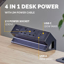 Fellowes Ampra™ Power Desk 2 - Black