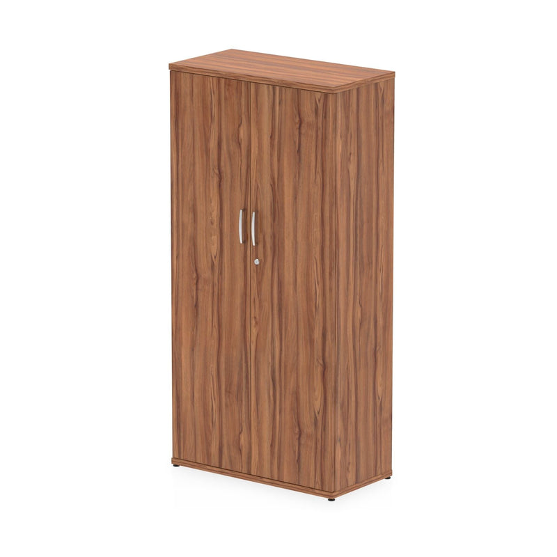 EQUINOX 2-Door Cupboard, Tall, 1600mm, WALNUT