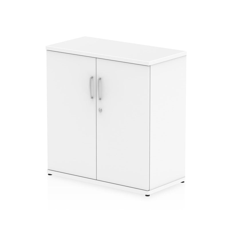 EQUINOX 2-Door Cupboard, Low, Height - 800mm,WHITE