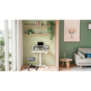 Leitz Ergo Active Sitting Stool with Wheels and Wobble Comfort Seat, Black/Grey