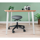 Leitz Ergo Active Sitting Stool with Wheels and Wobble Comfort Seat, Black/Grey