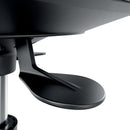 Leitz Ergo Active Sitting Stool with Wheels and Wobble Comfort Seat, Black/Grey