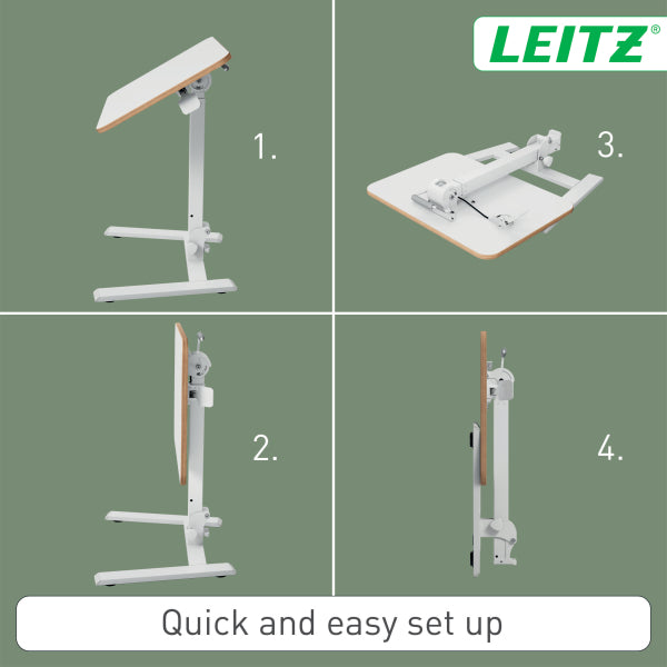 Leitz Ergo Small Folding Sit-Stand Desk / Standing Desk