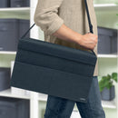 Leitz Fabric Hot Desking Work Bag with Lid, Velvet Grey