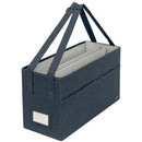 Leitz Fabric Hot Desking Work Bag with Lid, Velvet Grey