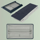 Leitz Fabric Compact Hot Desking Work Bag with Lid, Velvet Grey