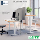 Leitz Ergo Compact Electric Sit Standing Desk 120 x 70cm with Stand-Up Reminder