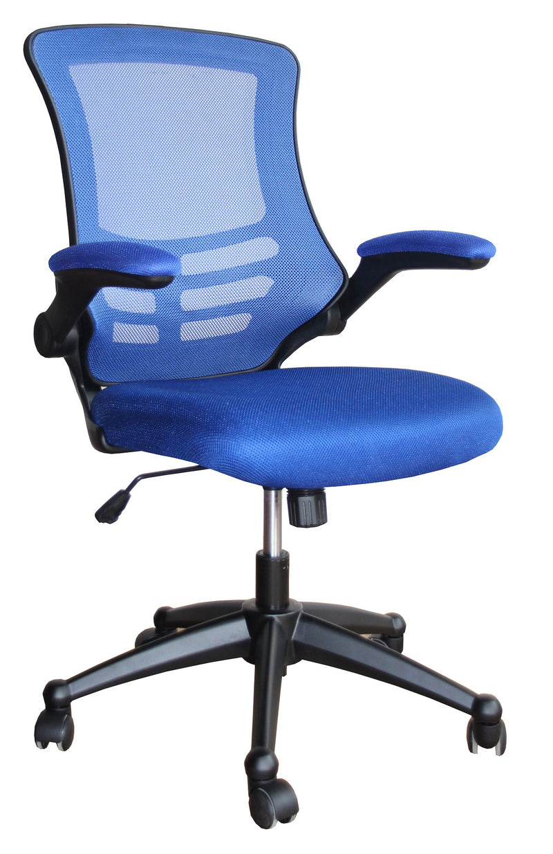 AVANSYS Kerve Medium Back Designer Mesh Chair - Blue