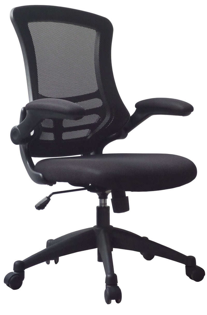 AVANSYS Kerve Medium Back Designer Mesh Chair - Black