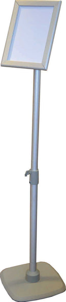 Notice / Sign Frame Stand With A3 Frame Silver